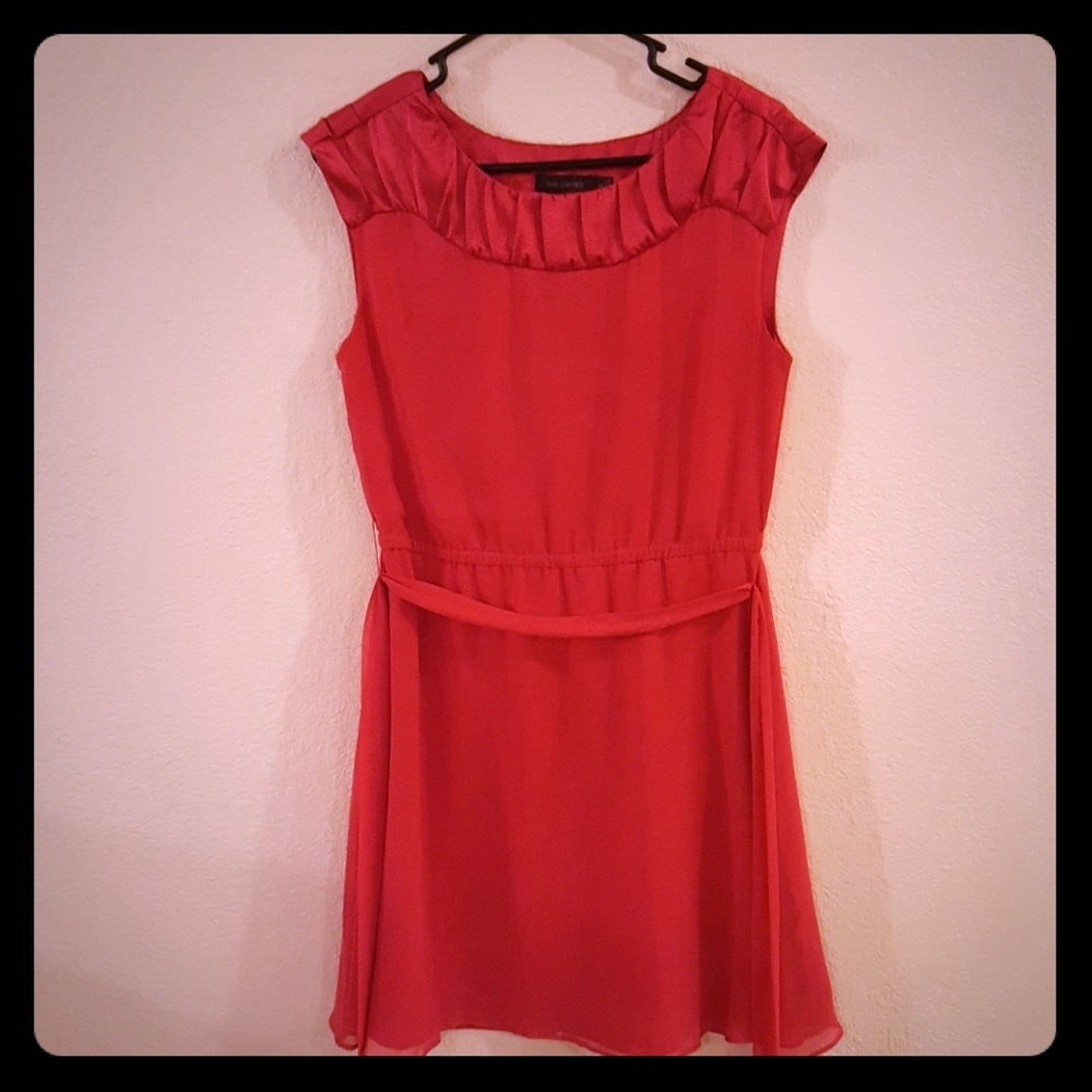 The Limited Pink chiffon dress